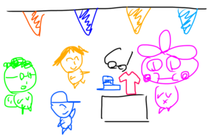 フリマを開催しま～す！みんな来てね♪