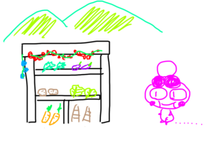 木曽町日義の観光スポット紹介[20]【野菜無人販売所】