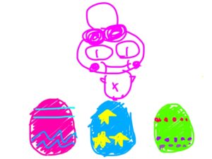 イースターエッグを作ってみました！作り方・反省と感想