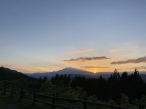 キビオ峠展望台で夕日を眺めてみた。様子と感想